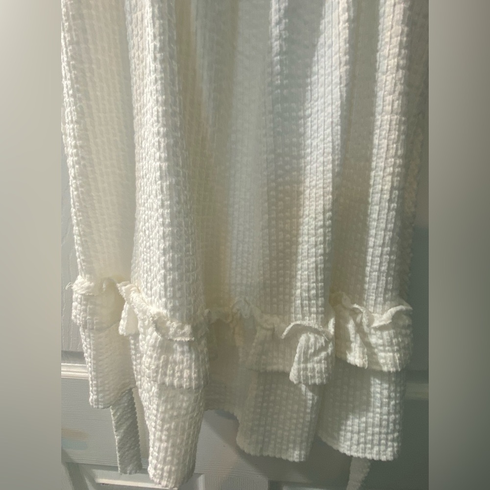 White Ribbed Dress - Picture 4 of 5